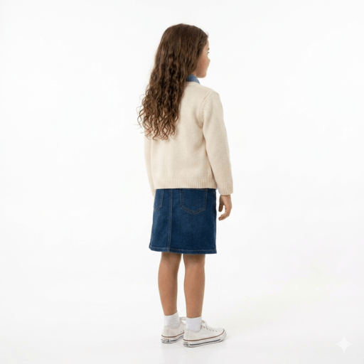 BLUE JEANS SKIRT - Image 3