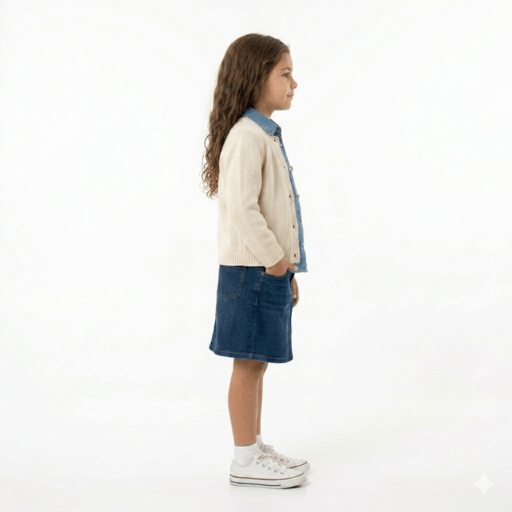 BLUE JEANS SKIRT - Image 2